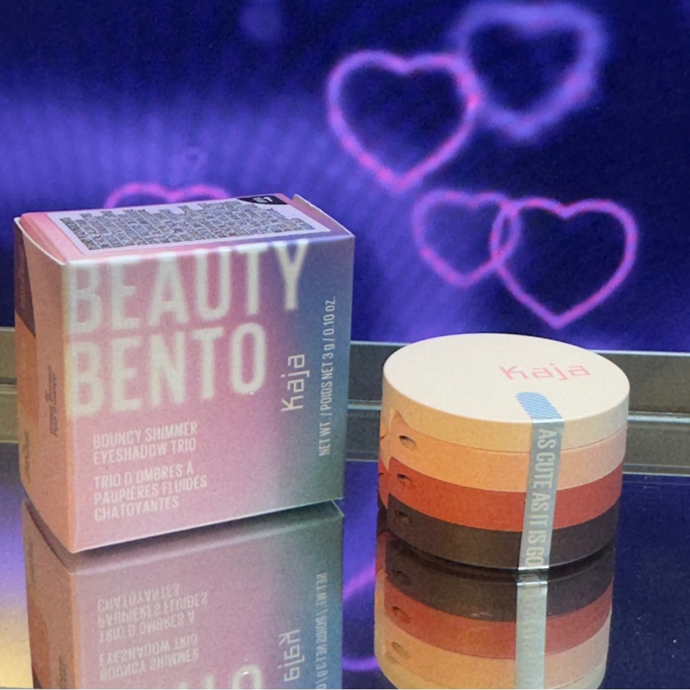 Kaja Beauty ~ Beauty Bento Eyeshadow Trio ~ Shade 02 Orange Blossom ~ Sealed